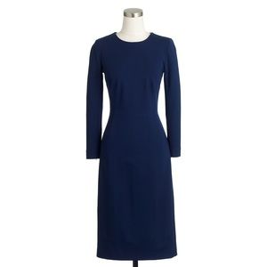 J.Crew Structured Zip Ponte Dress, size 0